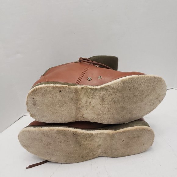 Brown lace Up Simms Mens Shoes Boots Wading Fly Fishing 14 - Picture 8 of 13